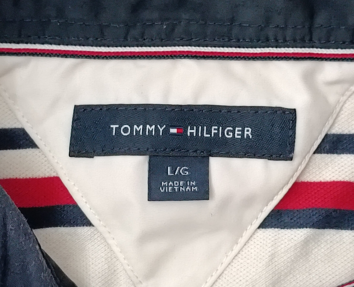 (L) Tommy Hilfiger Polo Shirt поло тениска