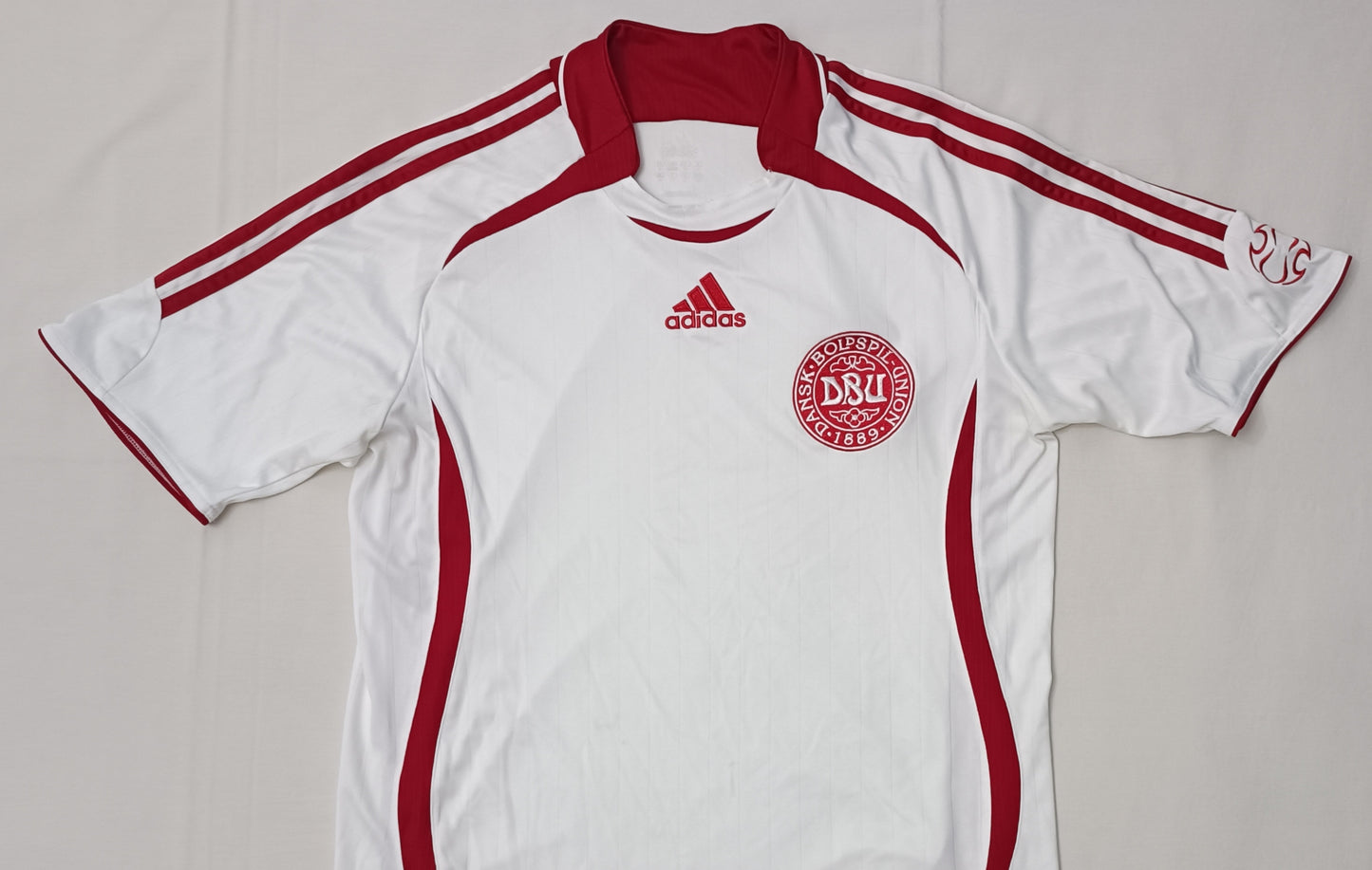 (S) Adidas Denmark 2006/08 Away Jersey тениска