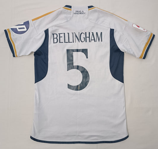 (S) Adidas Real Madrid #5 Bellingham 2023/24 Home Jersey тениска