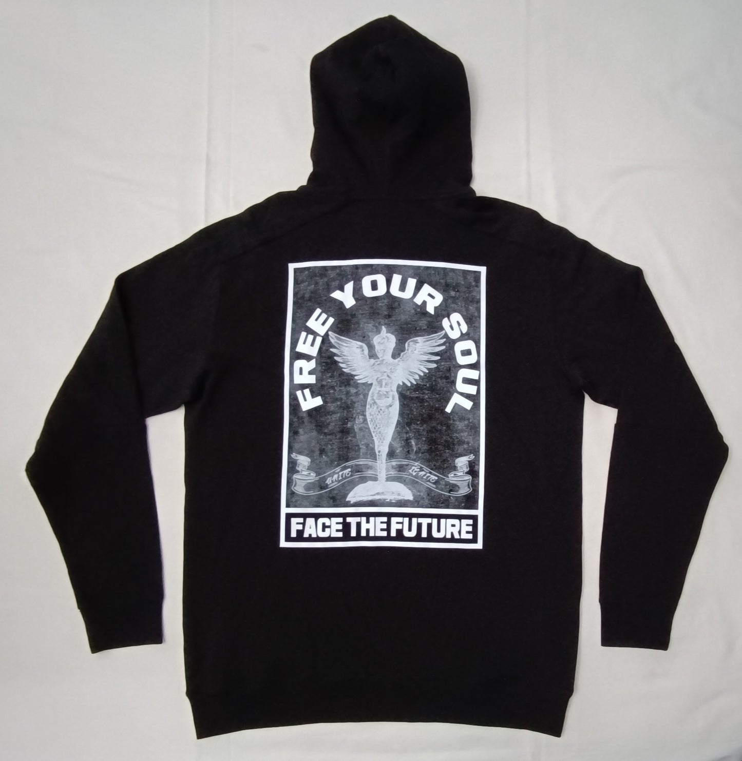 (L) Alexander McQueen Free Your Soul Face The Future Hoodie горнище