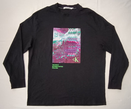 (2XL) Calvin Klein Jeans Hyper Real Landscape Long Sleeve Top блуза