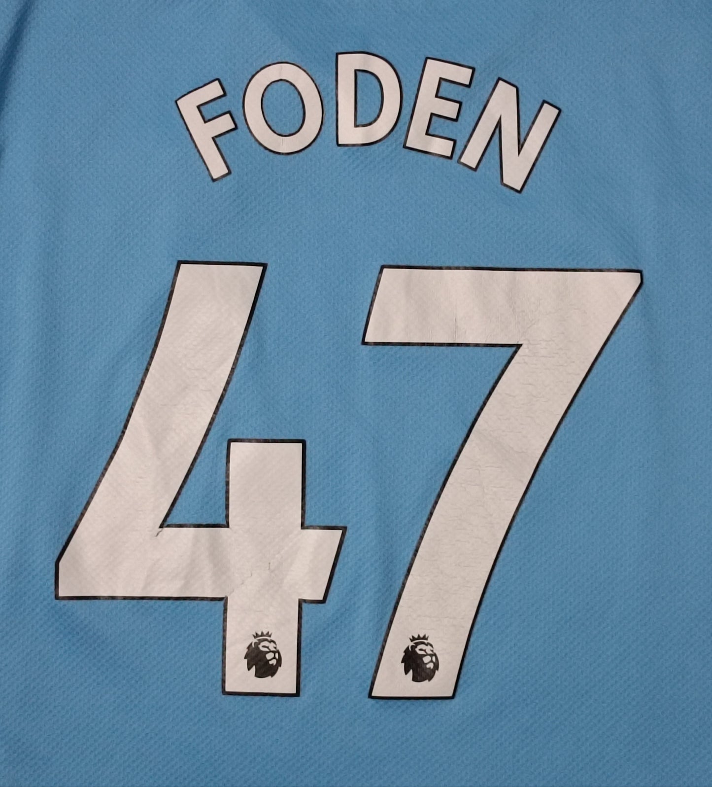(L) Puma Manchester City #47 Foden 2021/22 Home Jersey тениска