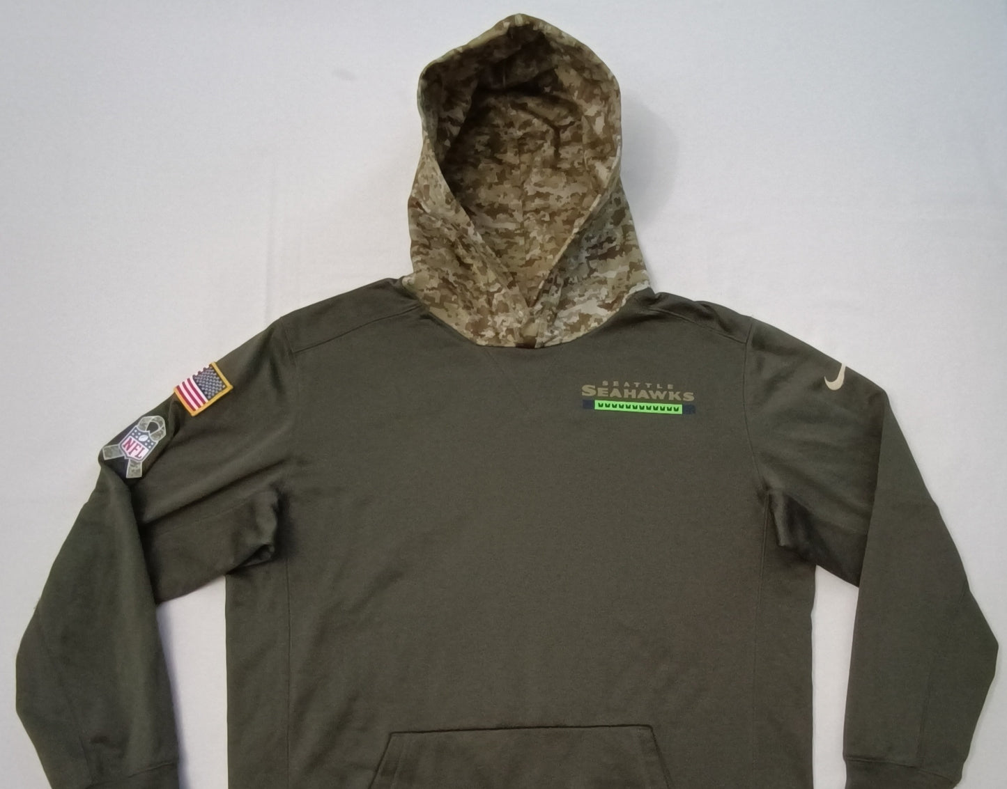 (L) Nike NFL Seattle Seahawks Salute To Service Hoodie горнище