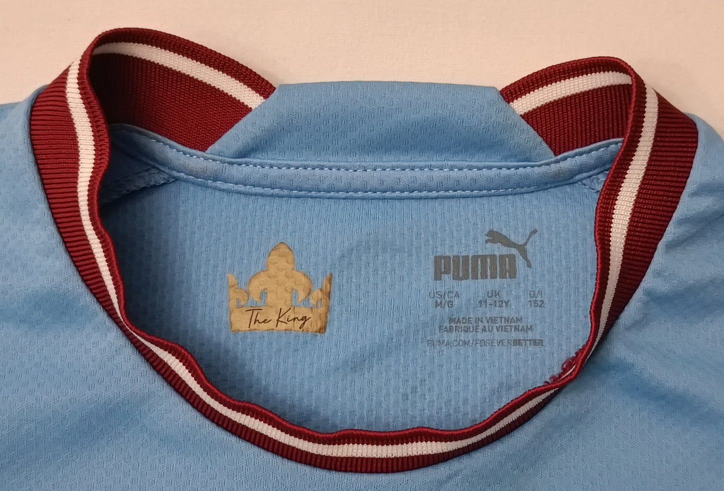 (ДЕТСКО) (Ръст 137-147см) Puma Manchester City #9 Haaland Home Jersey тениска