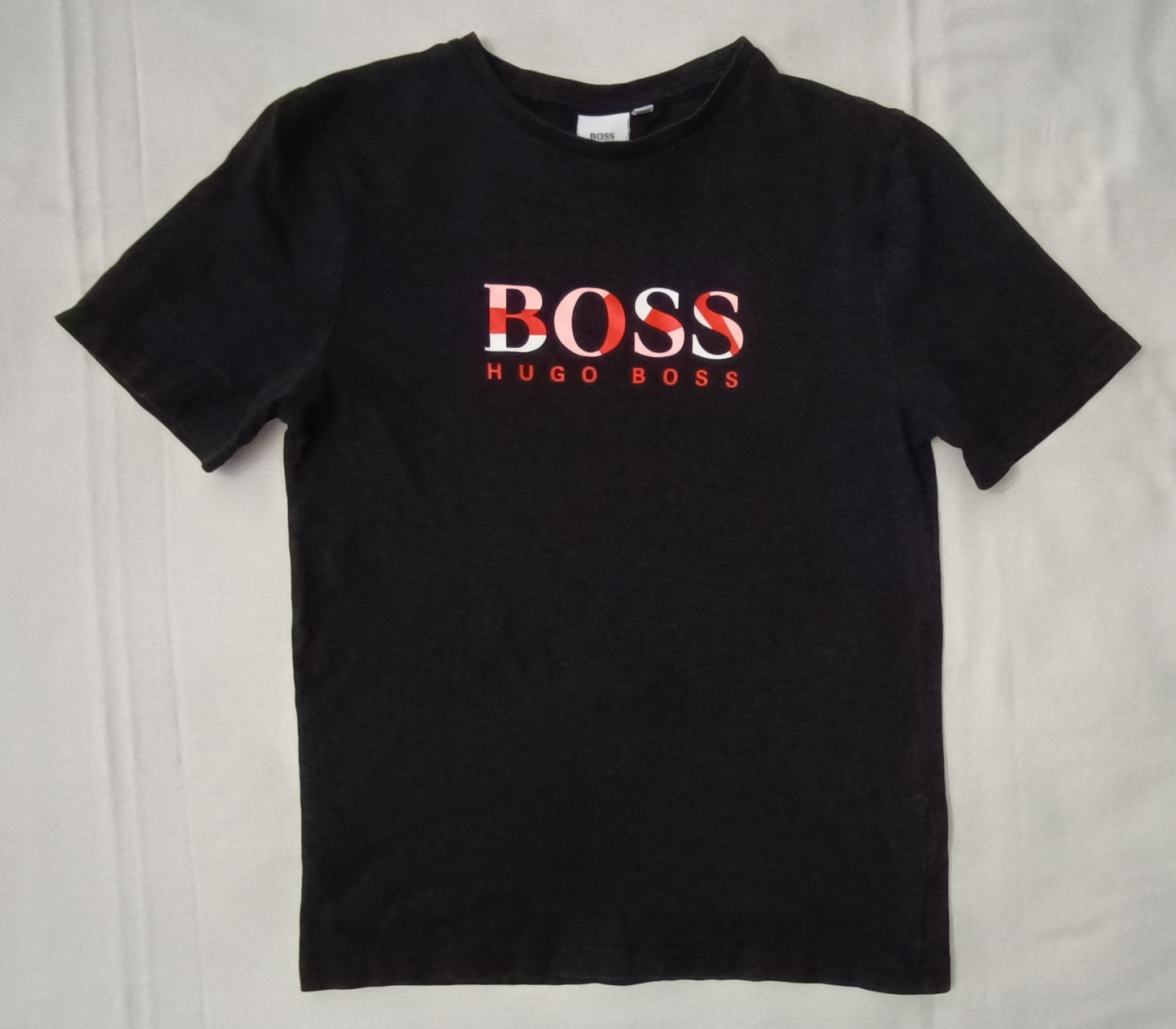 (ДЕТСКО) (Ръст 128-137см) Hugo Boss Logo T-Shirt тениска