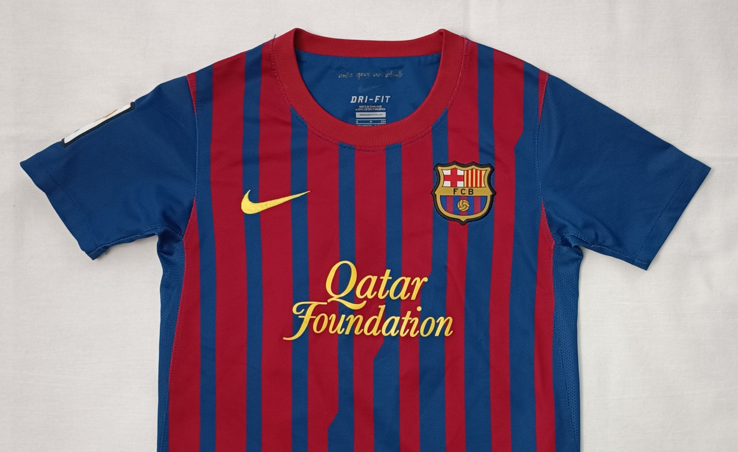 (ДЕТСКО) (Ръст 128-140см) Nike DRI-FIT Barcelona #10 Messi Home Jersey тениска