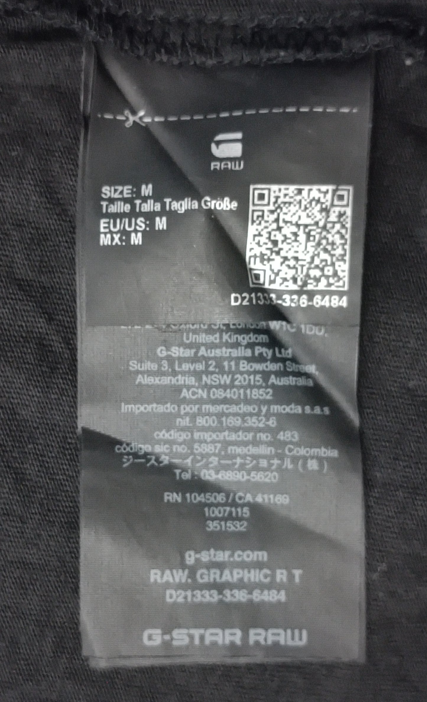 (M) G-Star Raw Graphic R Tee тениска