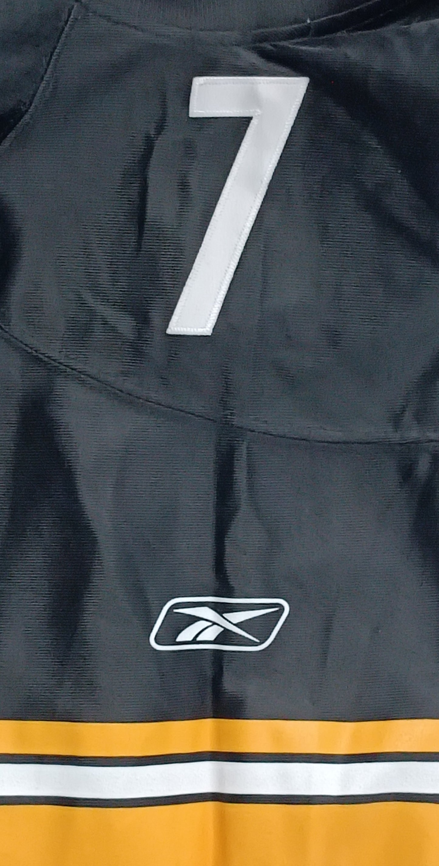 (S) Reebok NFL Pittsburgh Steelers #7 Roethlisberger Jersey тениска