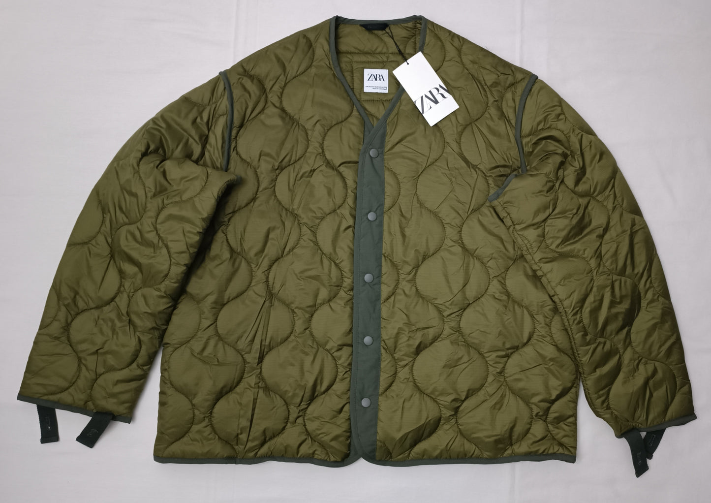 (XL) ZARA Finer Down Jacket пухено яке