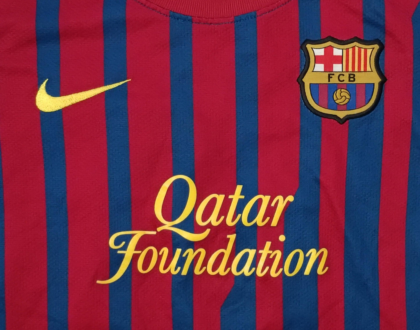 (ДЕТСКО) (Ръст 128-140см) Nike DRI-FIT Barcelona #10 Messi Home Jersey тениска