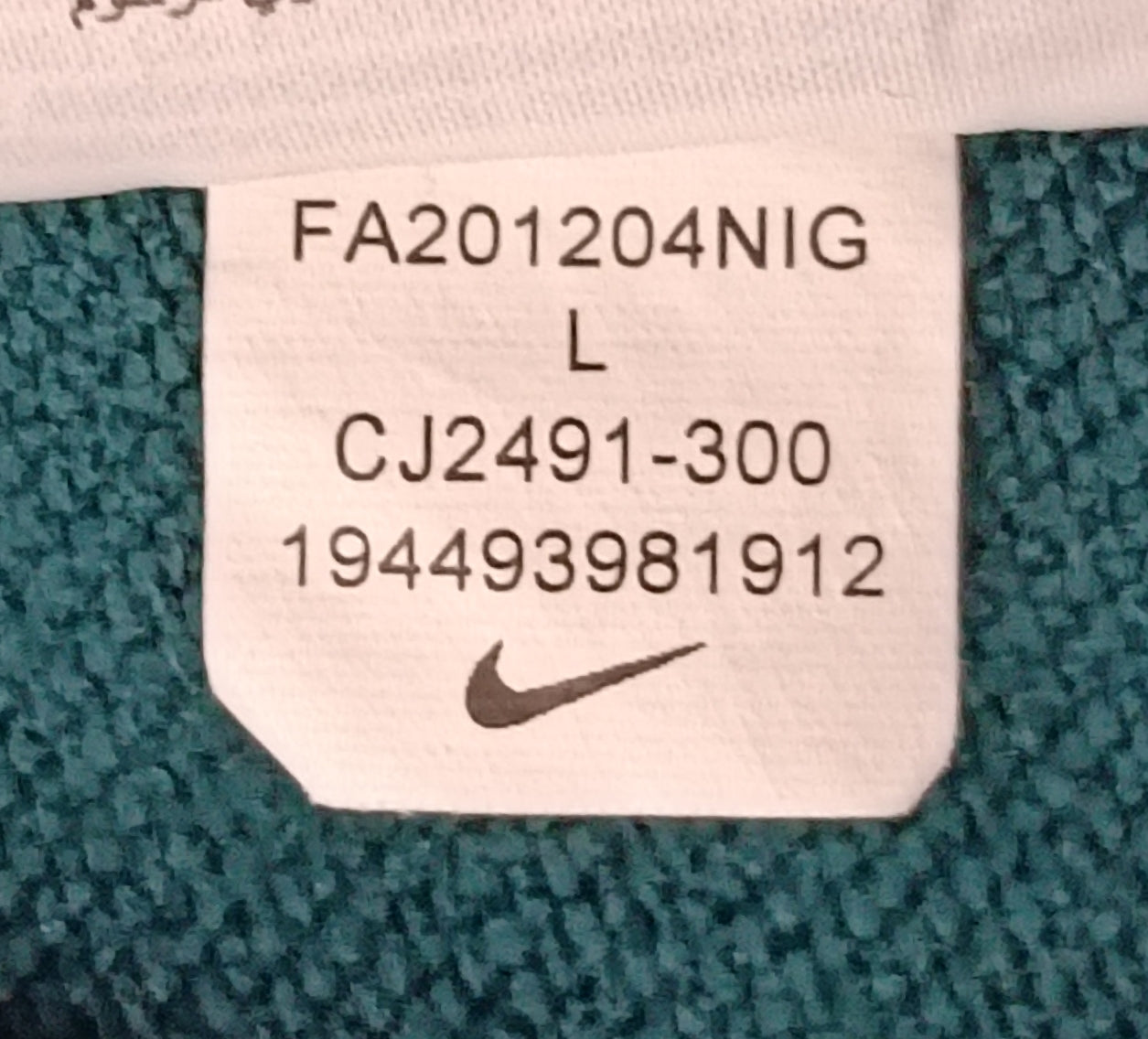 (L) Nike FC DRI-FIT Hoodie горнище