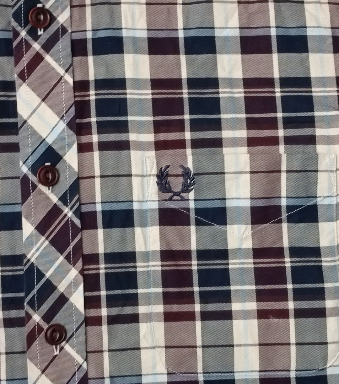 (S) Fred Perry Long Sleeve риза