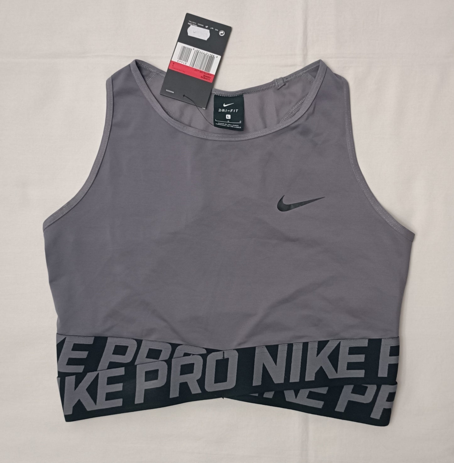 (L) Nike PRO DRI-FIT Intertwist Cropped Tank Top потник
