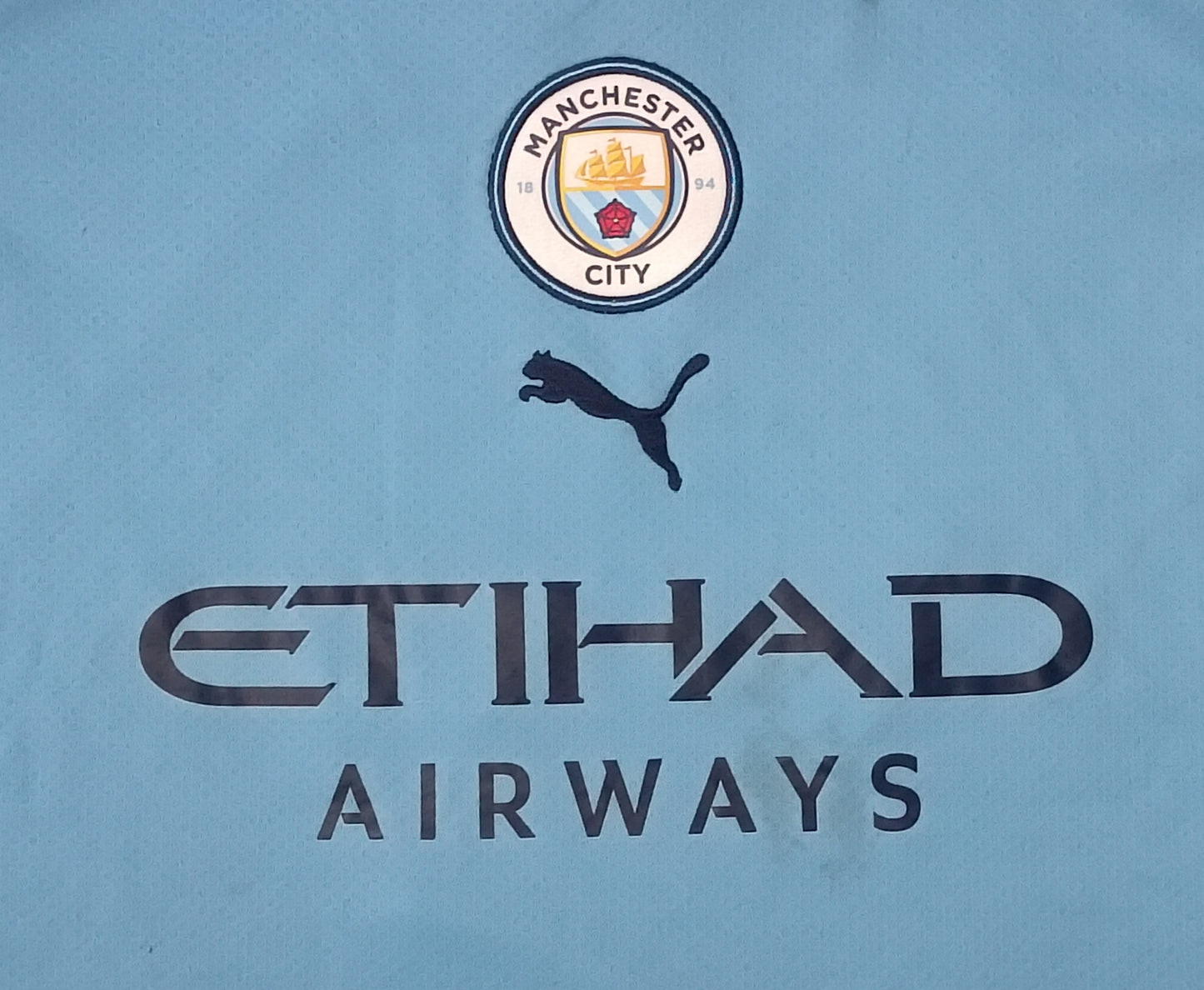 (ДЕТСКО) (Ръст 137-147см) Puma Manchester City #9 Haaland Home Jersey тениска