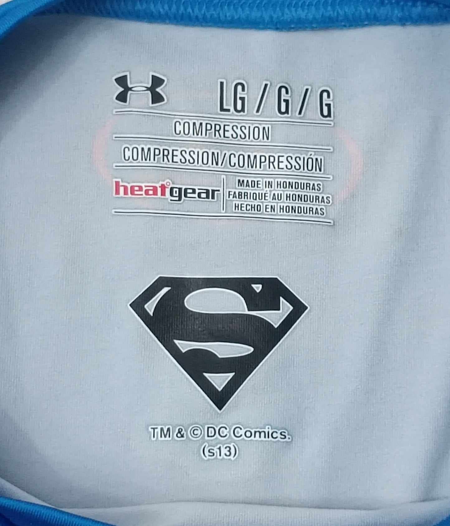 (L) Under Armour UA Superman Alter Ego Compression Shirt