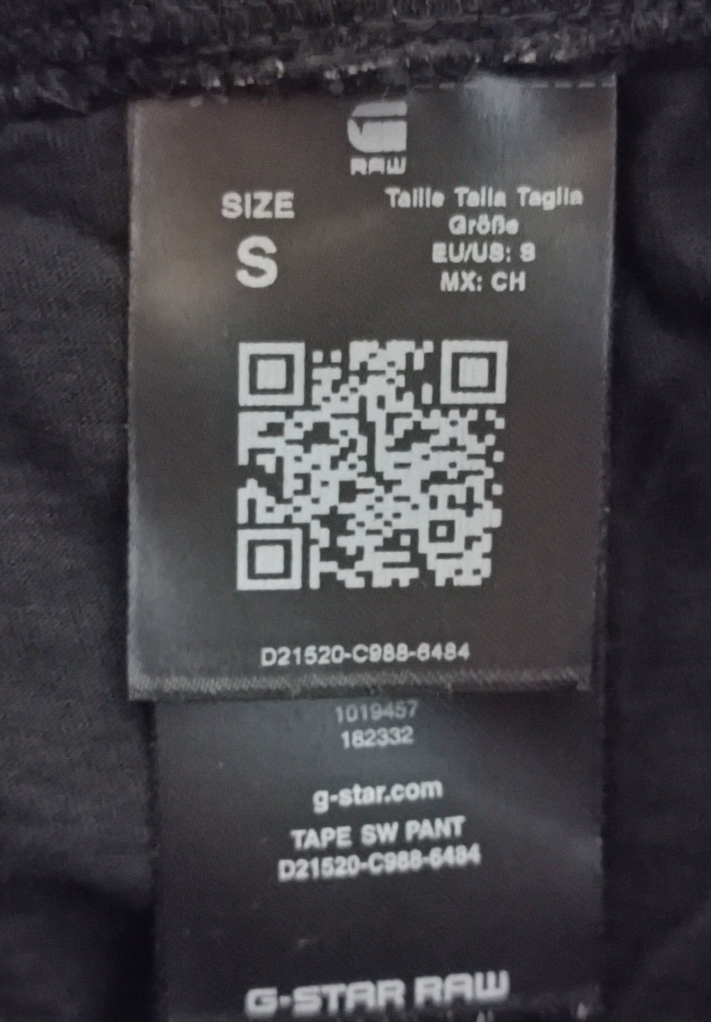 (S) G-Star Raw Tape Sweatpants долнище