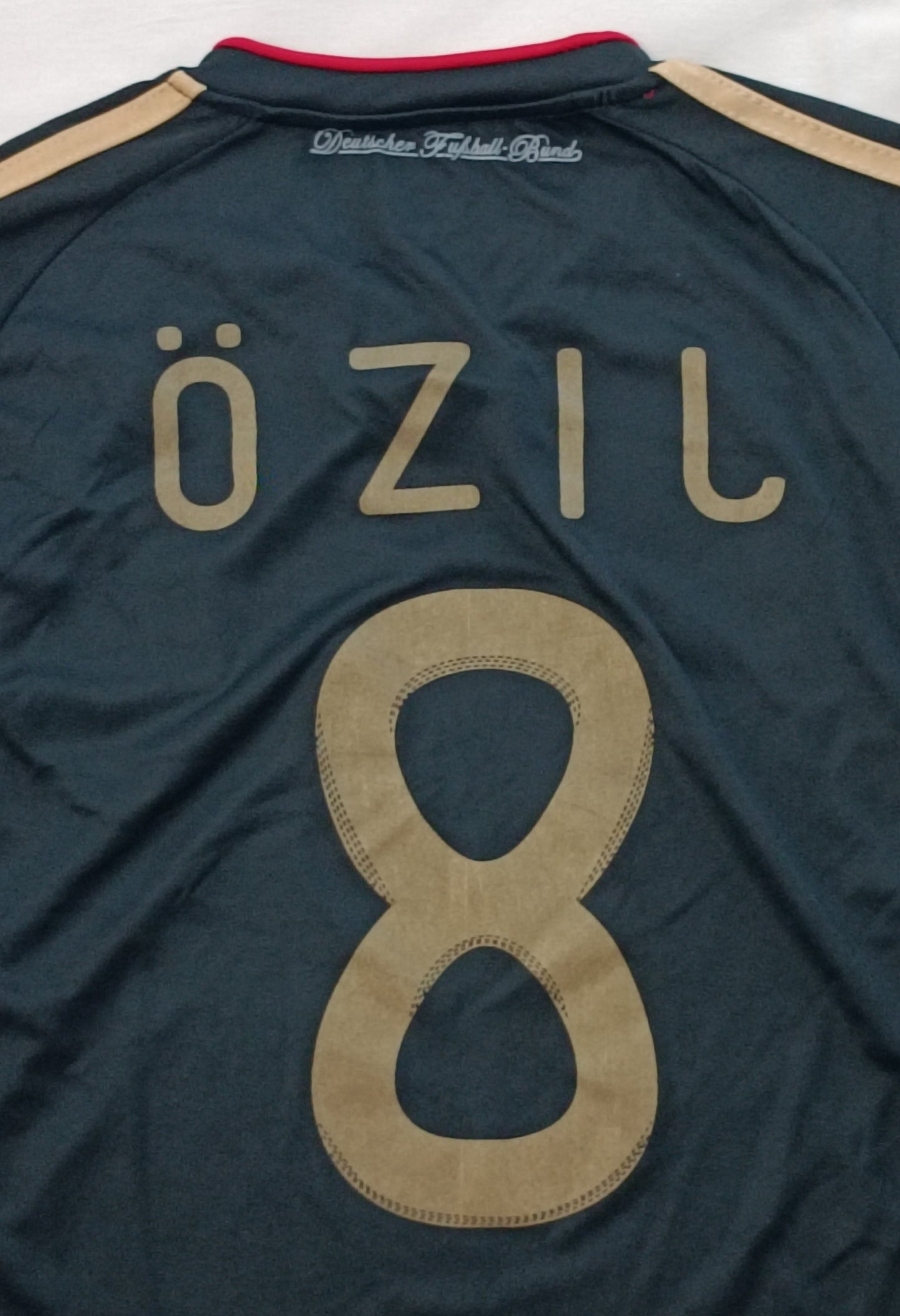 (ДЕТСКО) (Ръст 147-158см) Adidas Germany #8 Ozil Away Jersey тениска