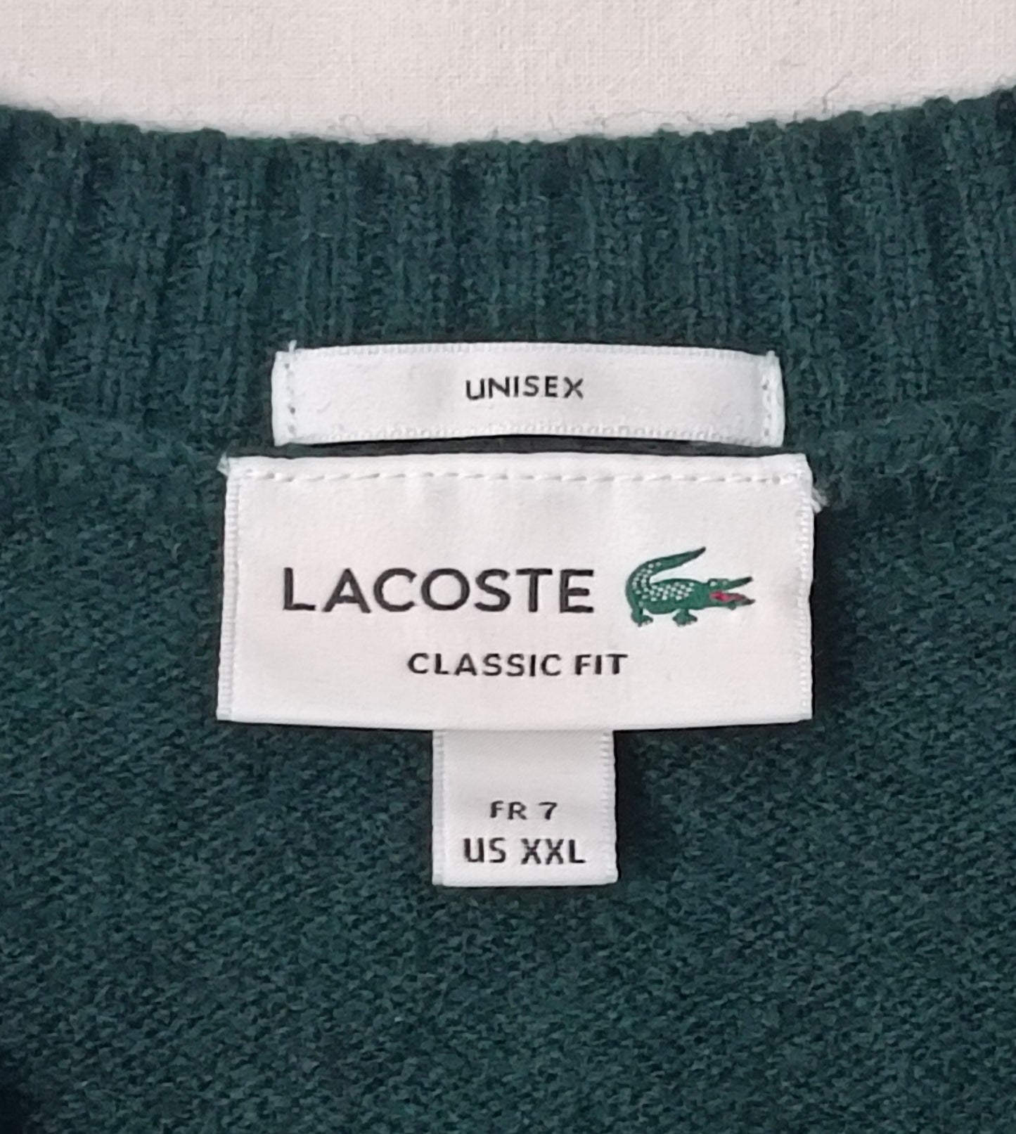 (2XL) Lacoste Sweater Wool Pullover вълнен пуловер