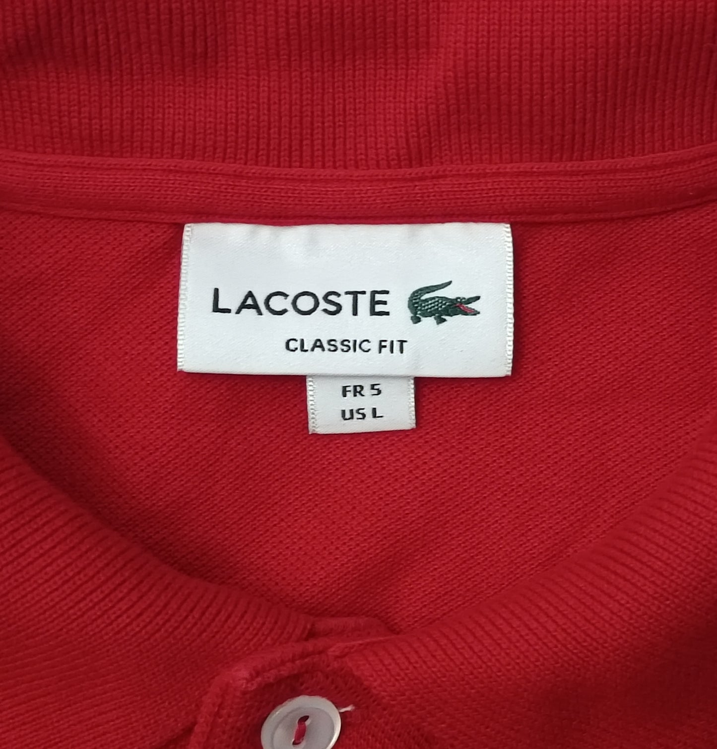 (L) Lacoste Polo Shirt поло тениска