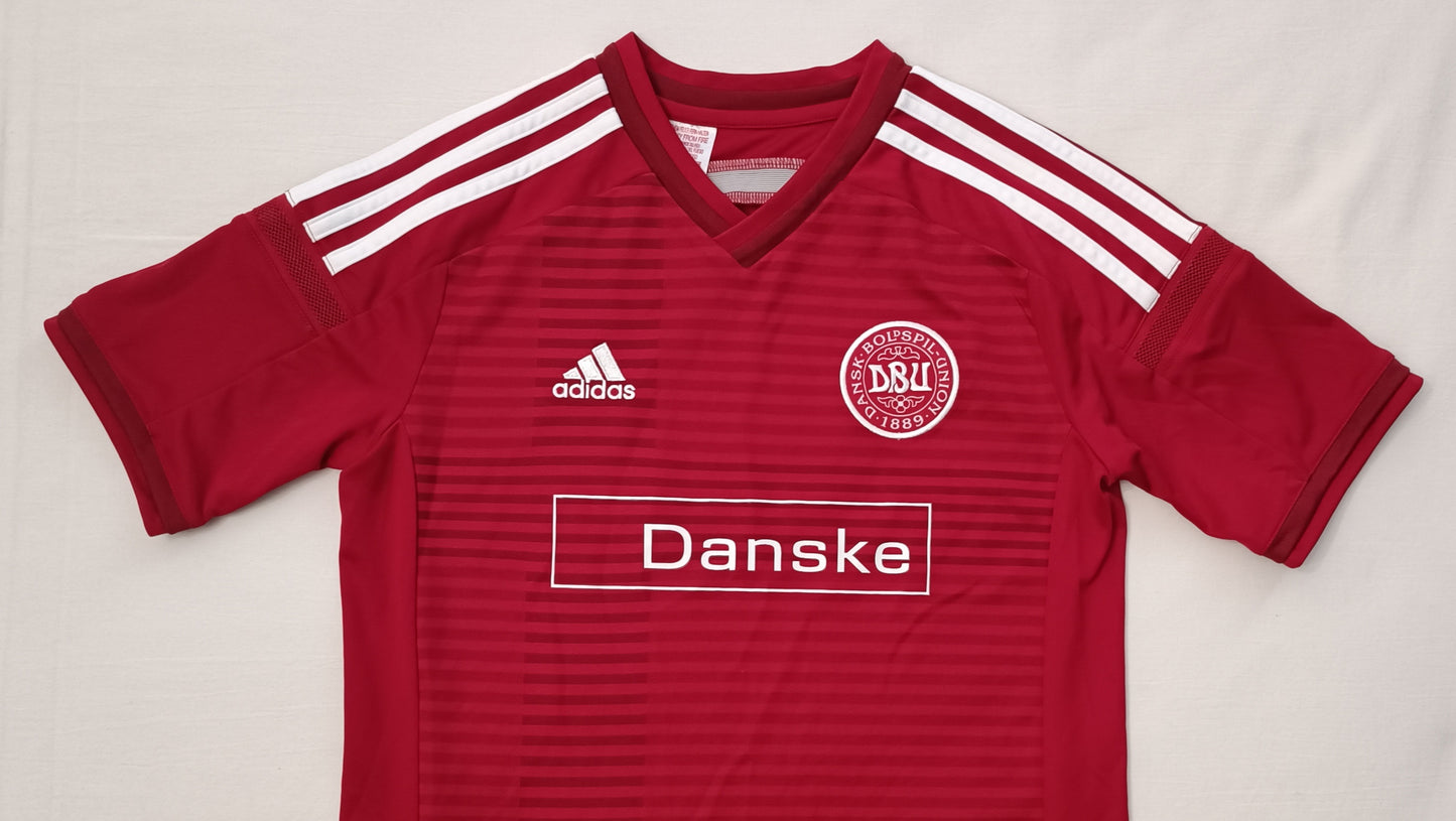 (ДЕТСКО) (Ръст 140-152см) Adidas Denmark Home Jersey тениска
