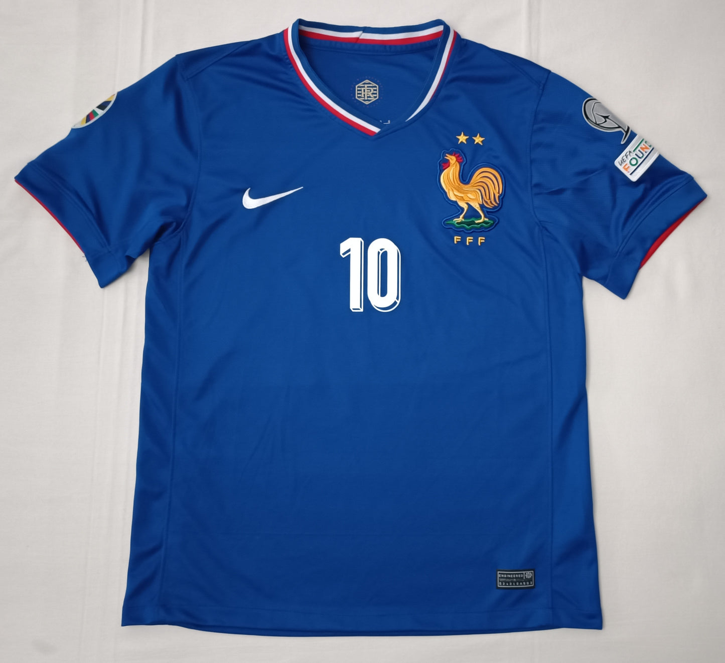 (L) Nike DRI-FIT France FFF #10 Mbappe 2024/25 Home Jersey тениска