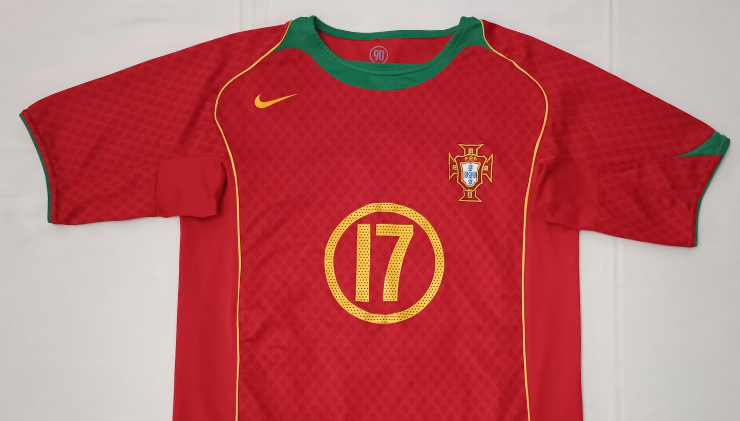(S) Nike Portugal #7 C. Ronaldo 2004/06 Home Jersey тениска