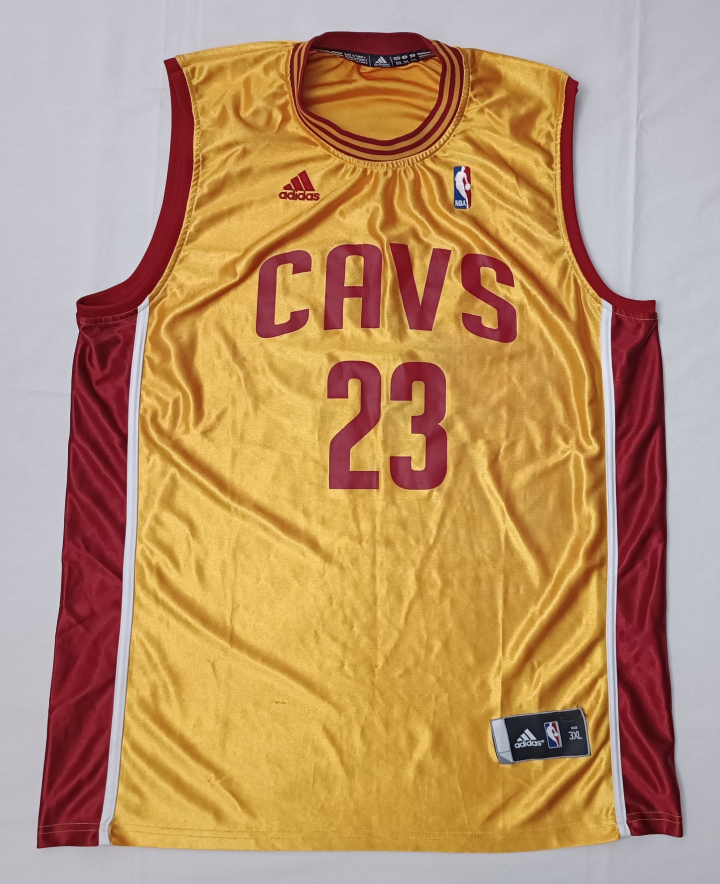(3XL) Adidas NBA Cleveland Cavaliers #23 Jersey потник