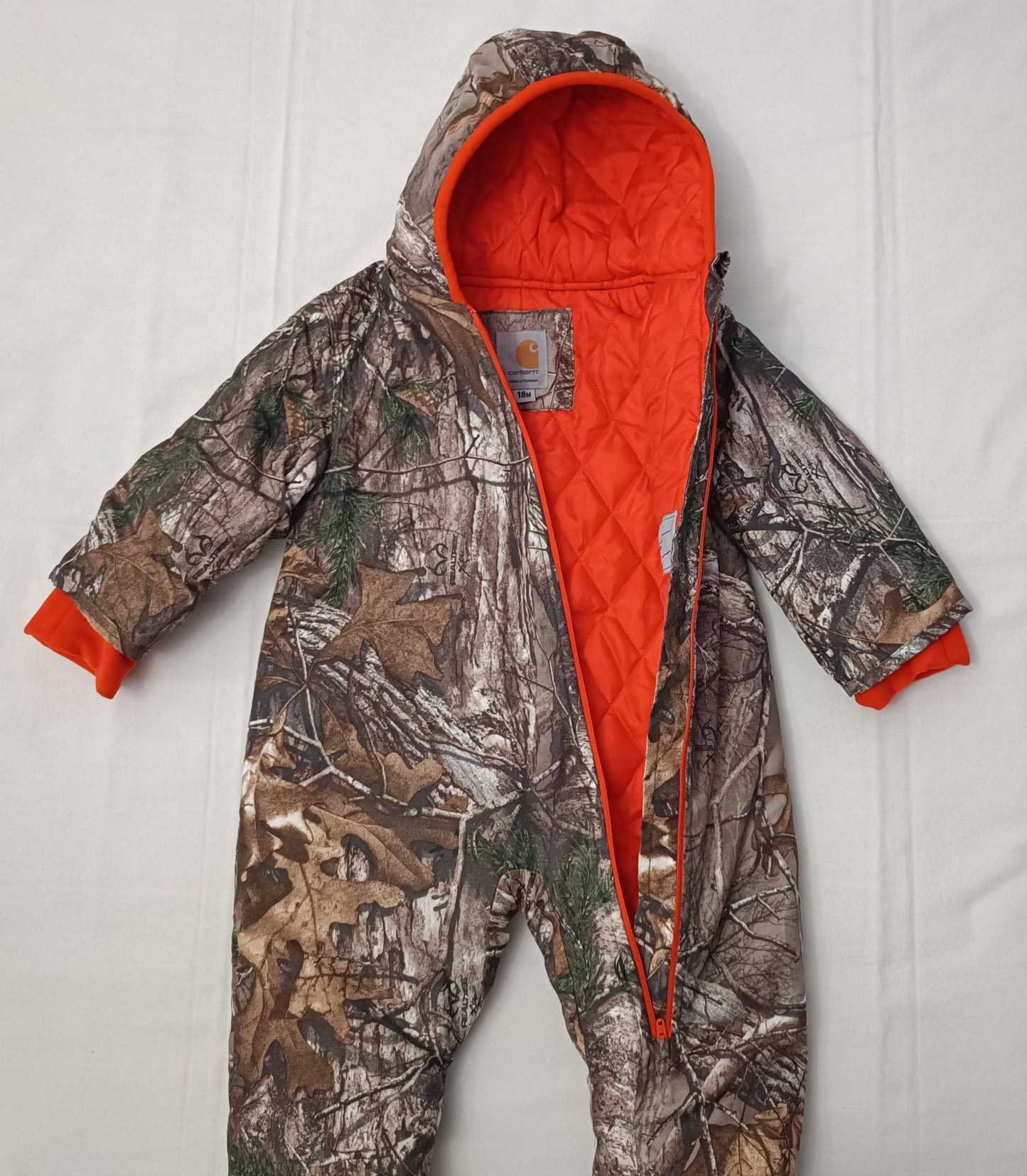 (ДЕТСКО) (18 месеца) Carhartt Snowsuit Camouflage космонавт