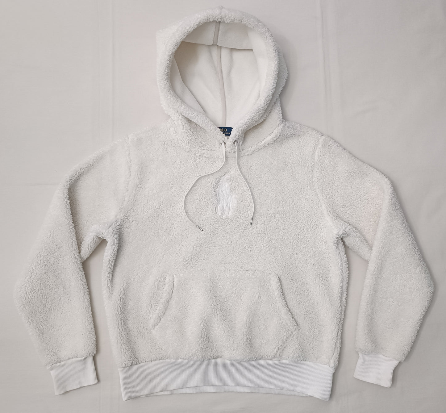 (ДАМСКО) (S) POLO Ralph Lauren Big Pony Sherpa Fleece Hoodie горнище