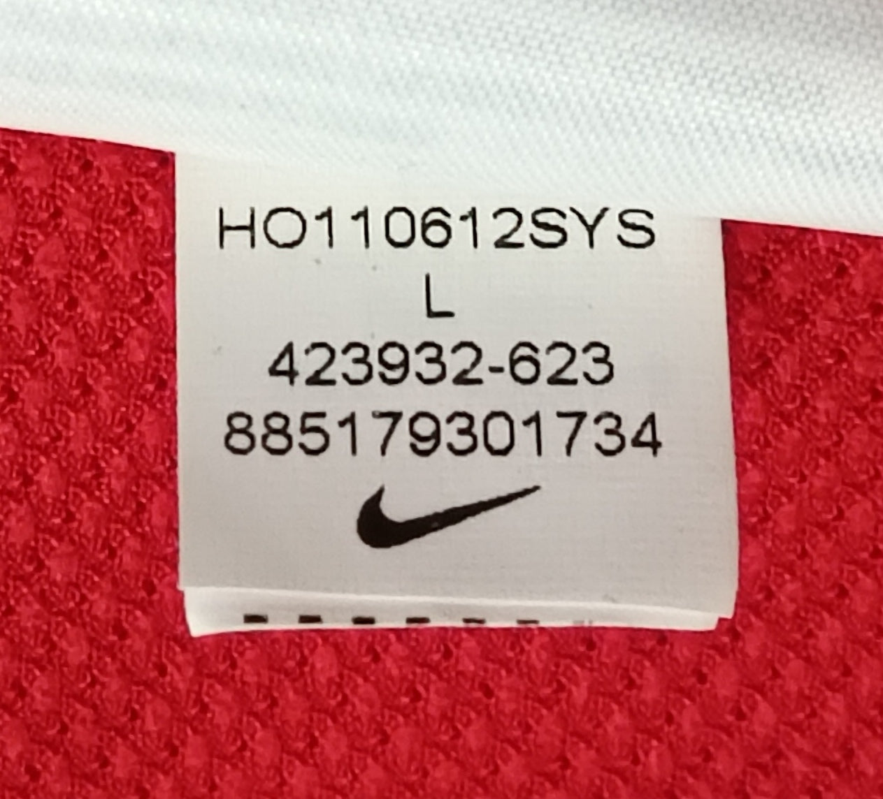 (L) Nike DRI-FIT Manchester United Home Jersey тениска