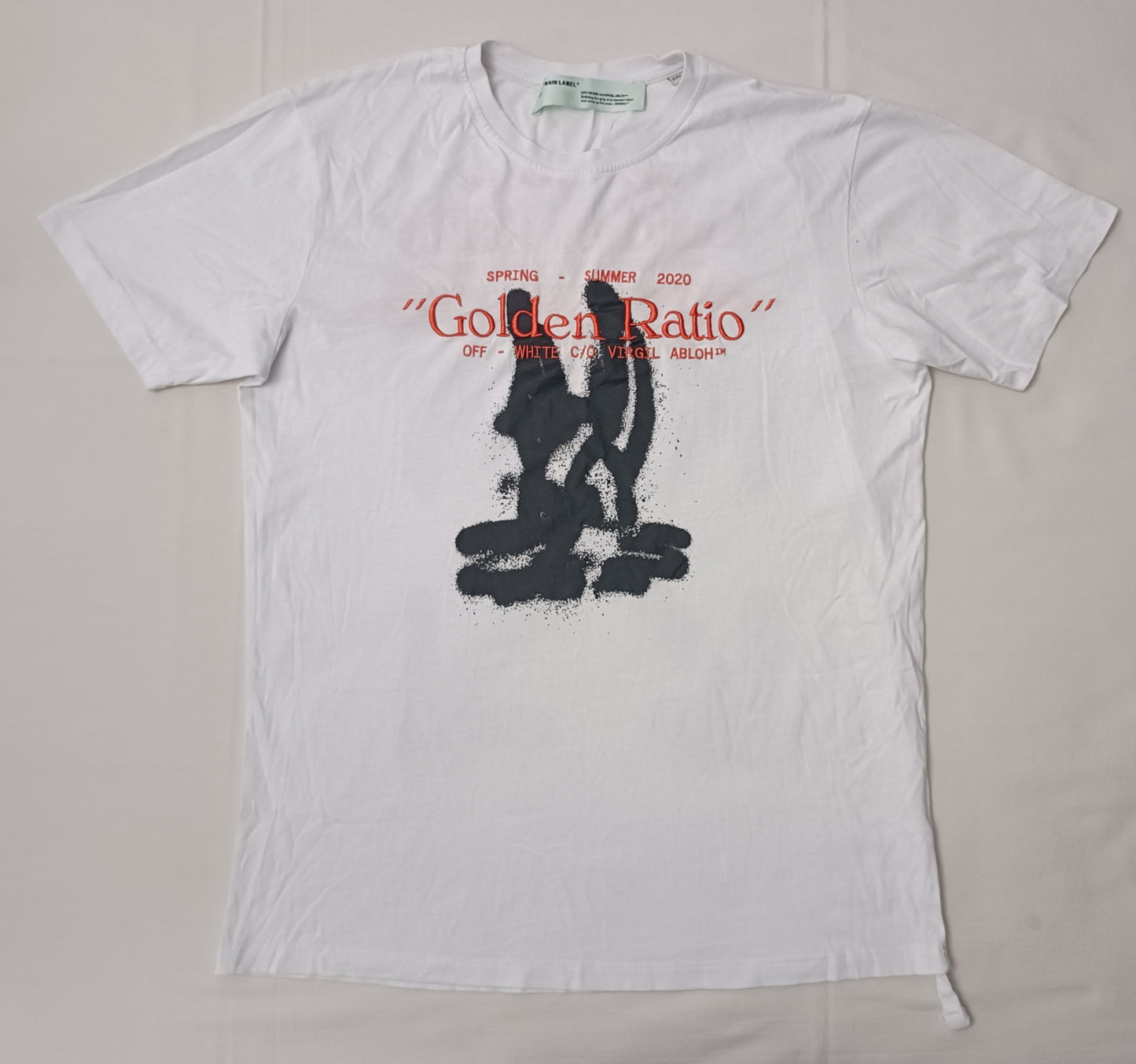(XL) Off-White Cartoon T-Shirt тениска