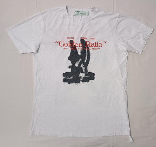 (XL) Off-White Cartoon T-Shirt тениска