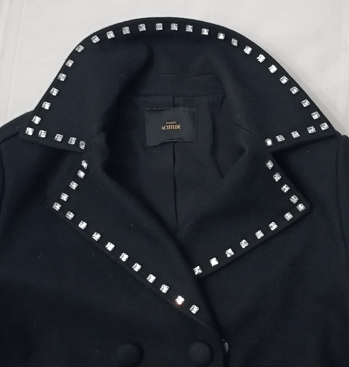 (ДАМСКО) (M) Twinset Actitude Wool Coat вълнено палто, яке