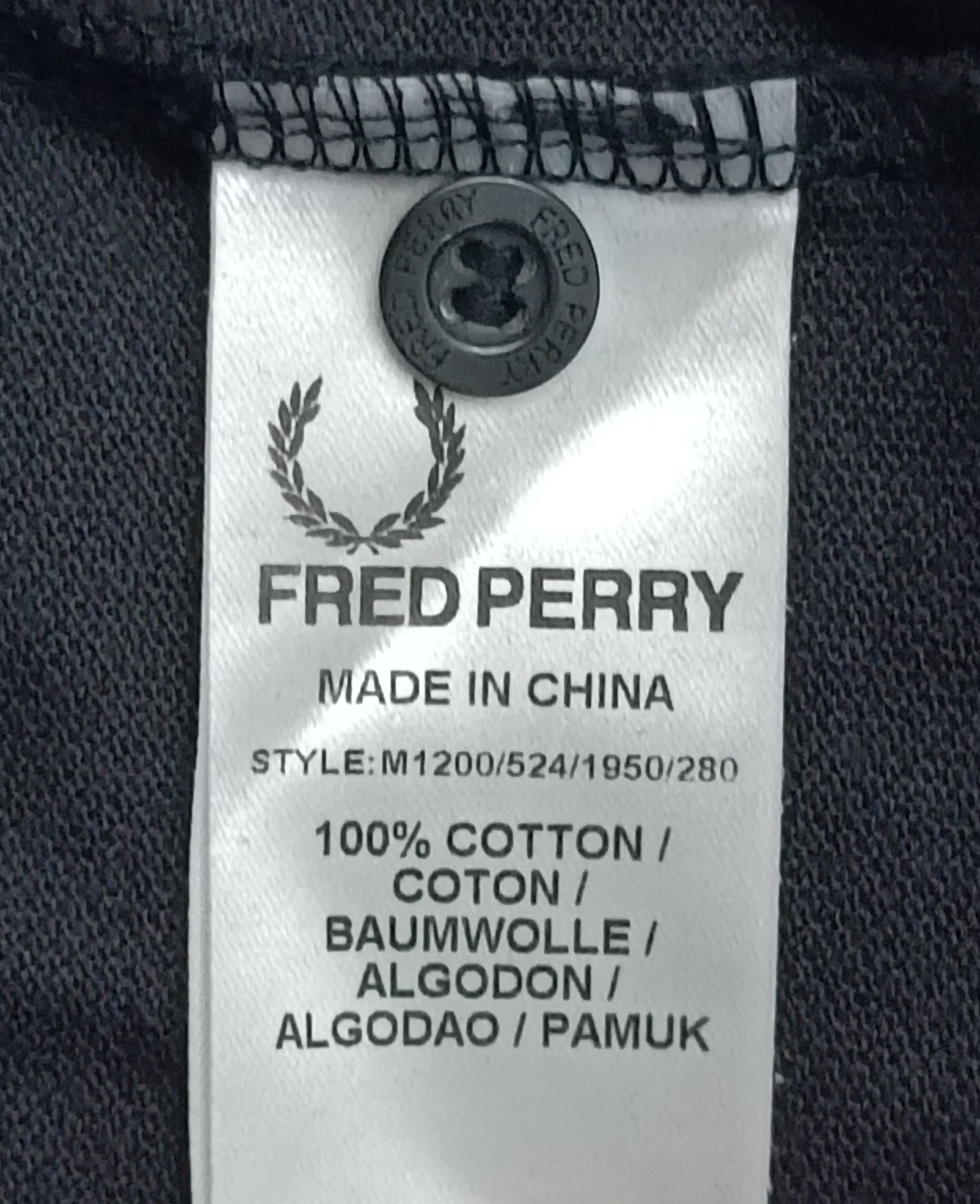 (XL) Fred Perry Polo Shirt тениска