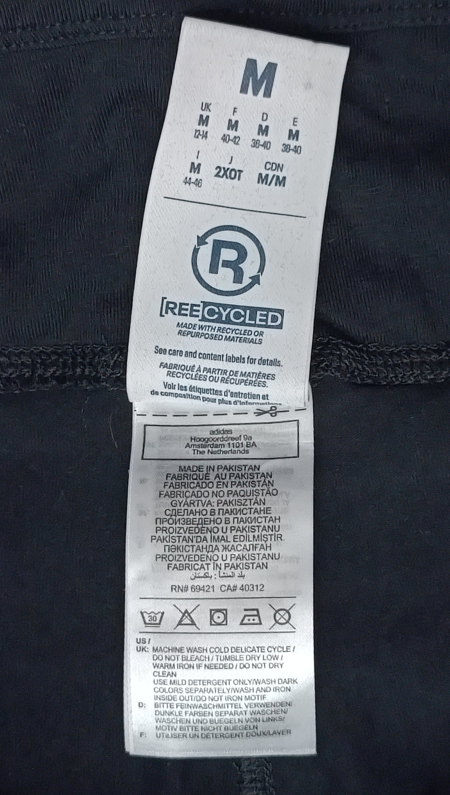 (ДАМСКО) (M) Reebok Mid-Rise Workout Leggings клин