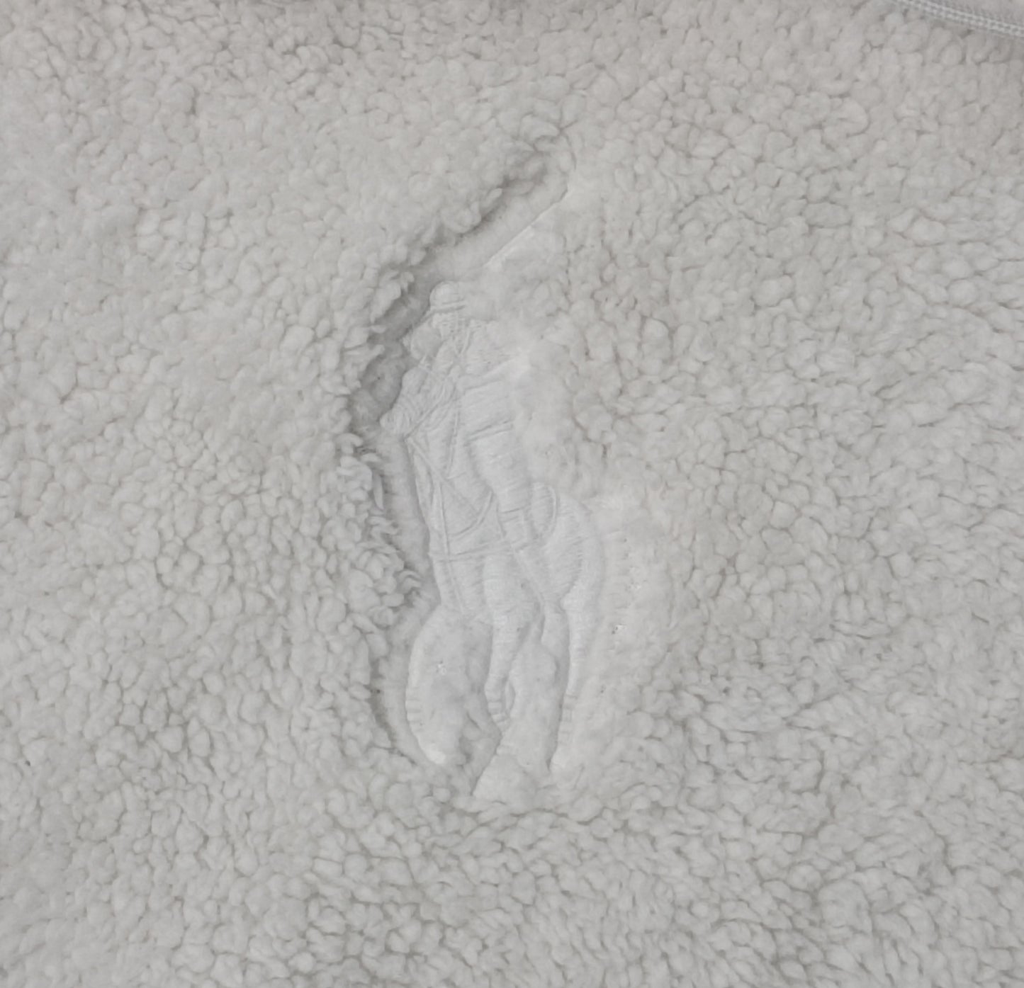 (ДАМСКО) (S) POLO Ralph Lauren Big Pony Sherpa Fleece Hoodie горнище