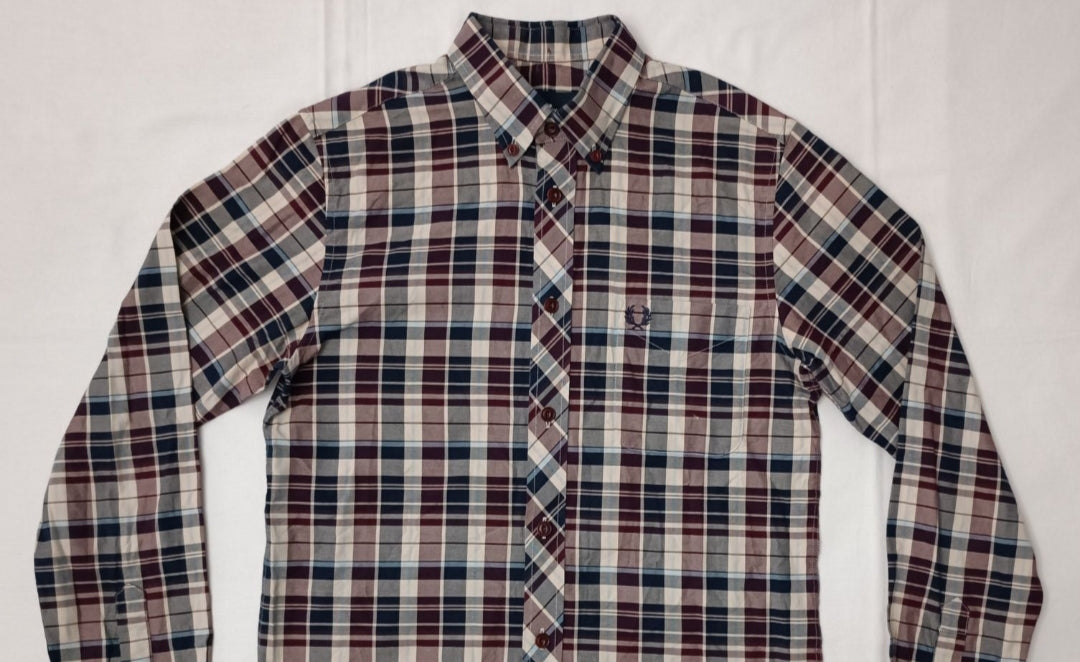 (S) Fred Perry Long Sleeve риза