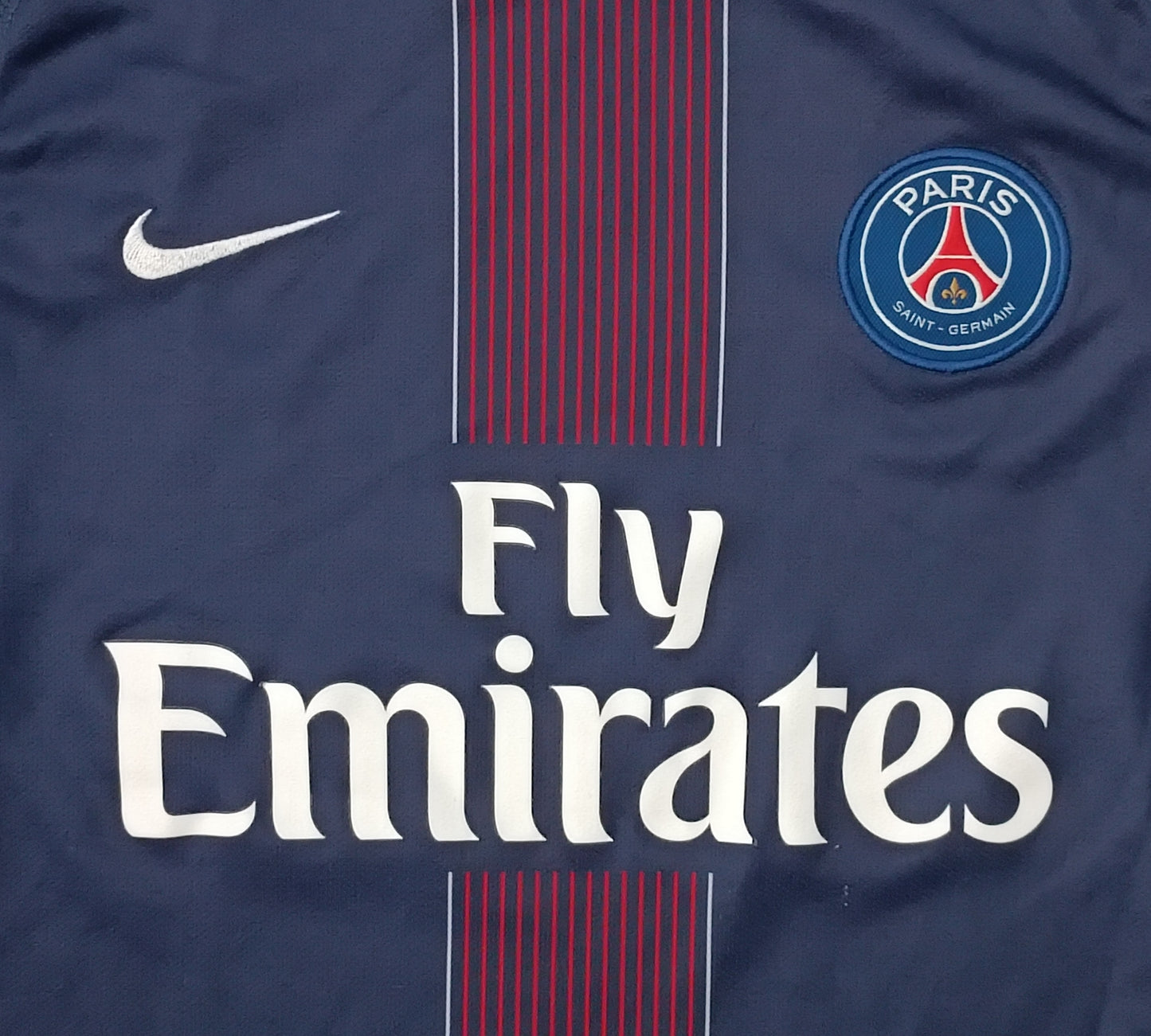 (ДЕТСКО) (Ръст 137-147см) Nike DRI-FIT PSG Paris Saint-Germain Home Jersey тениска