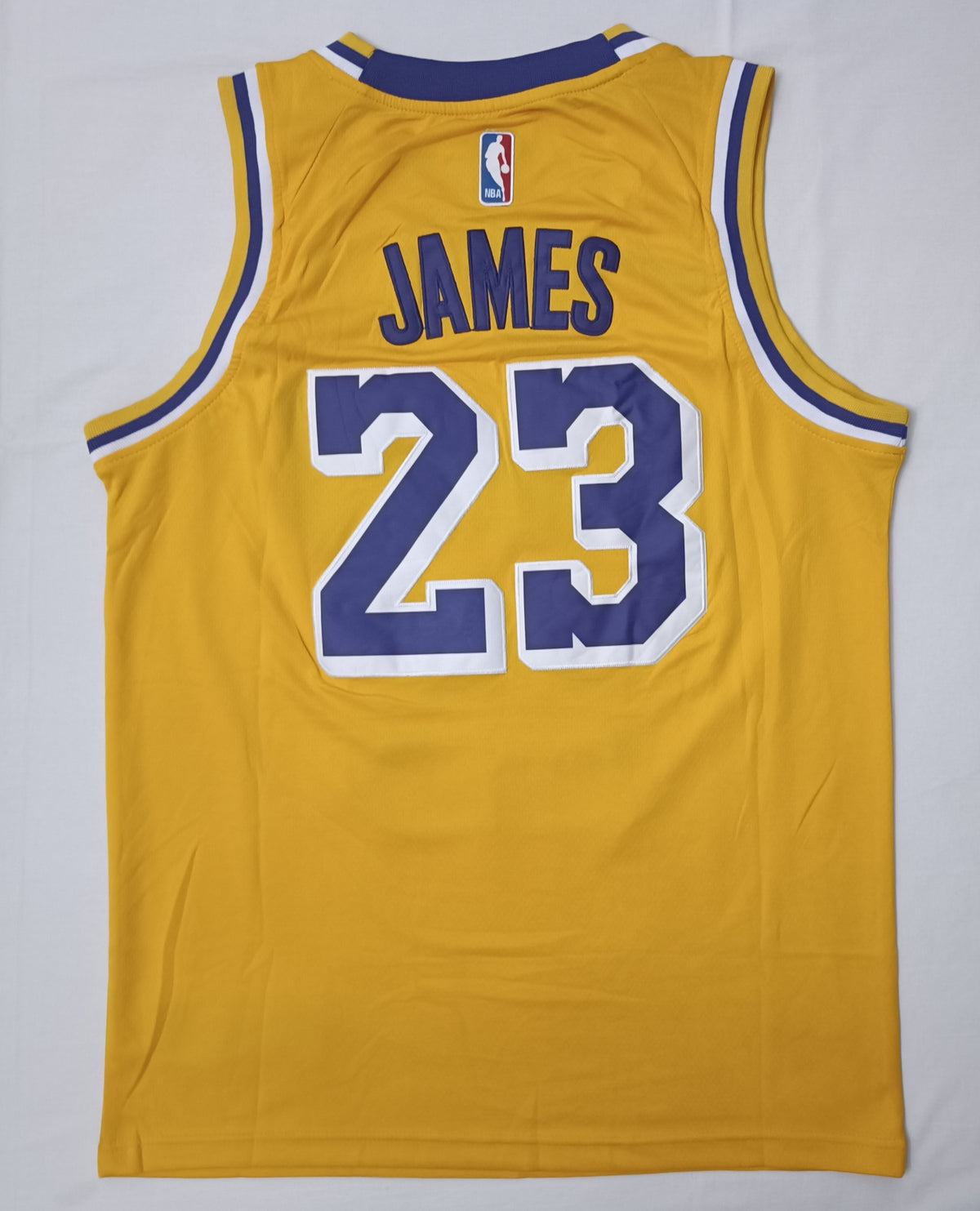 (L) Nike NBA LA Lakers #23 LeBron James Jersey потник