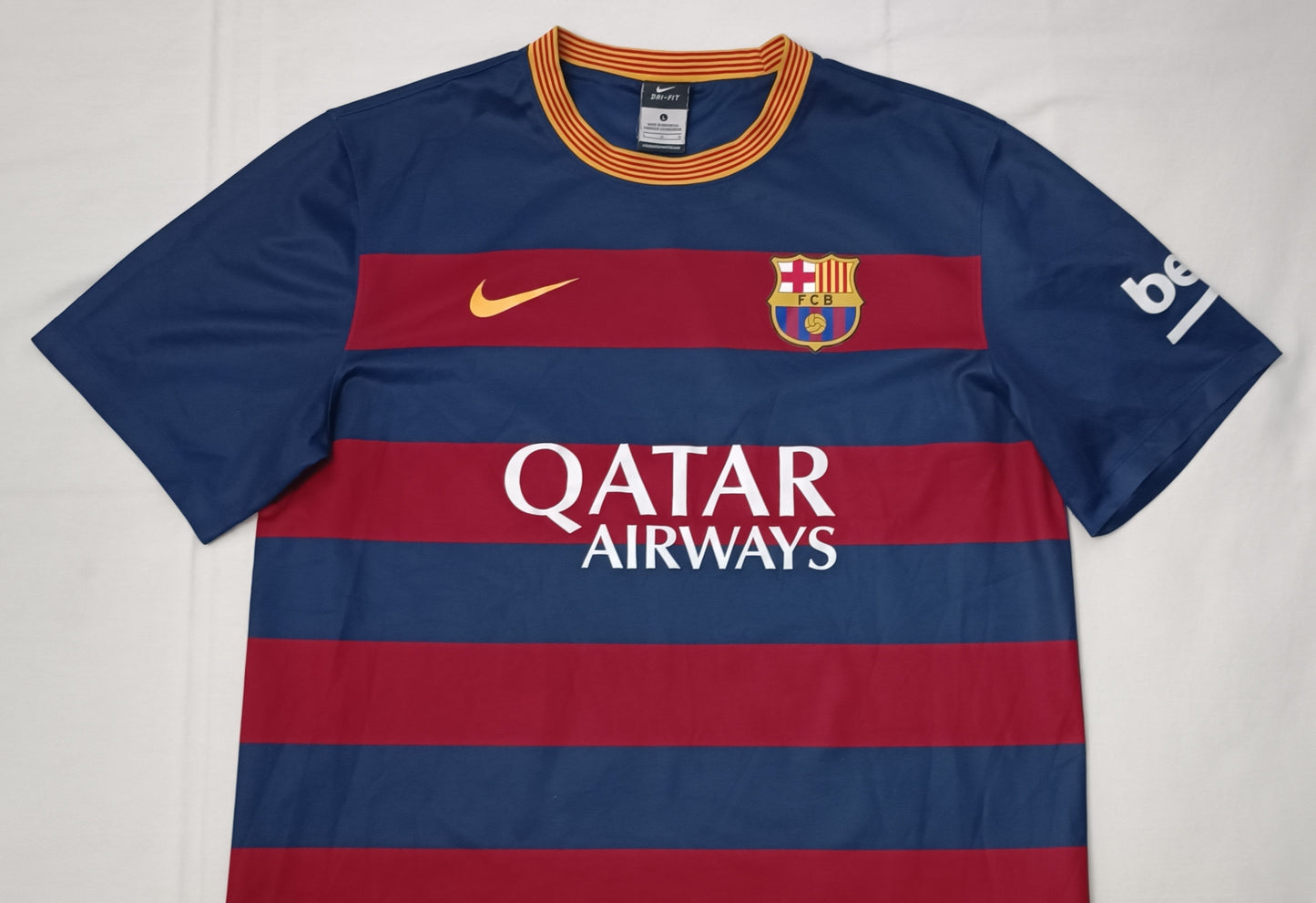 (L) Nike DRI-FIT FC Barcelona 2015/16 Home Jersey тениска