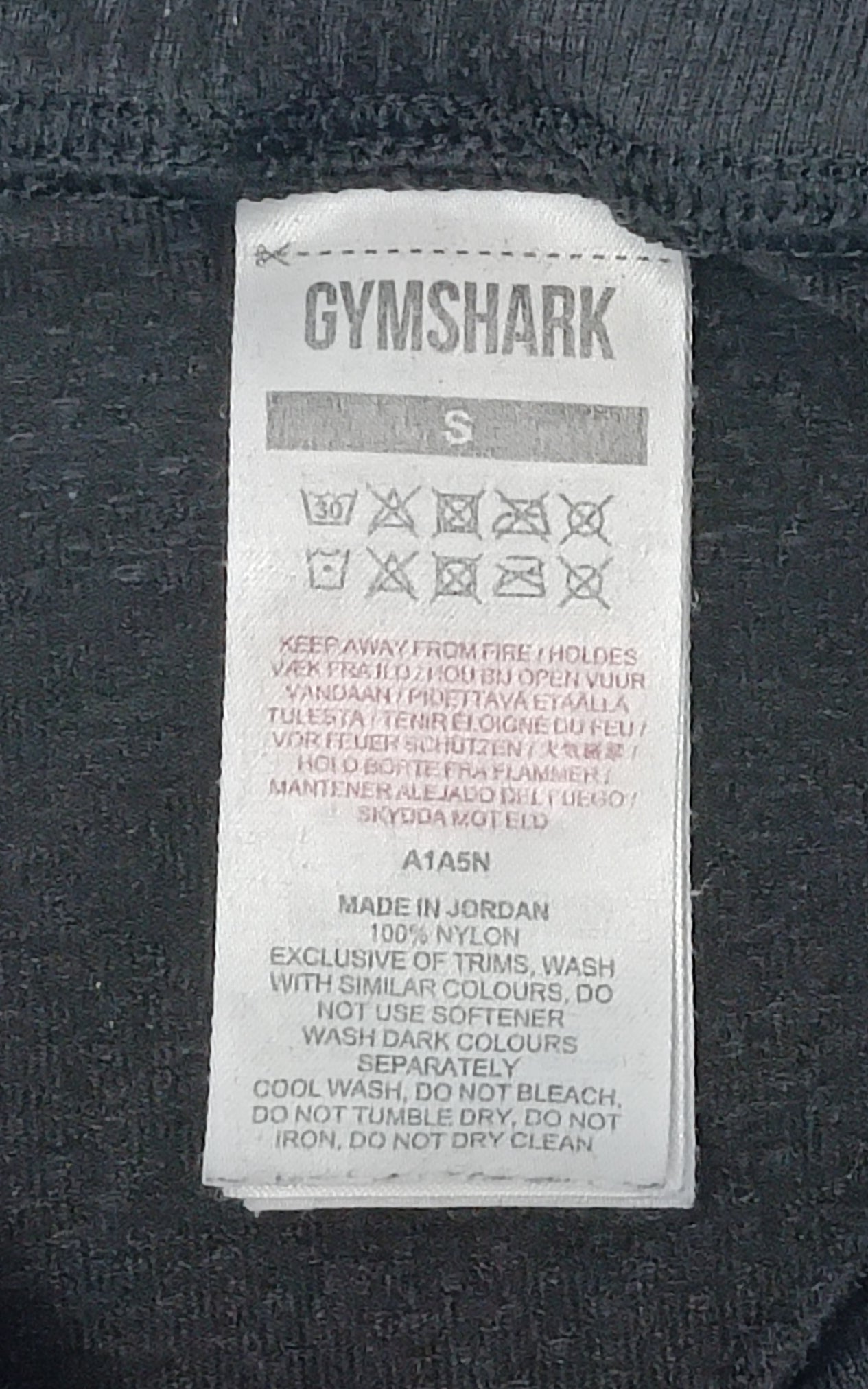 (M) Gymshark Seamless Long Sleeve Top блуза