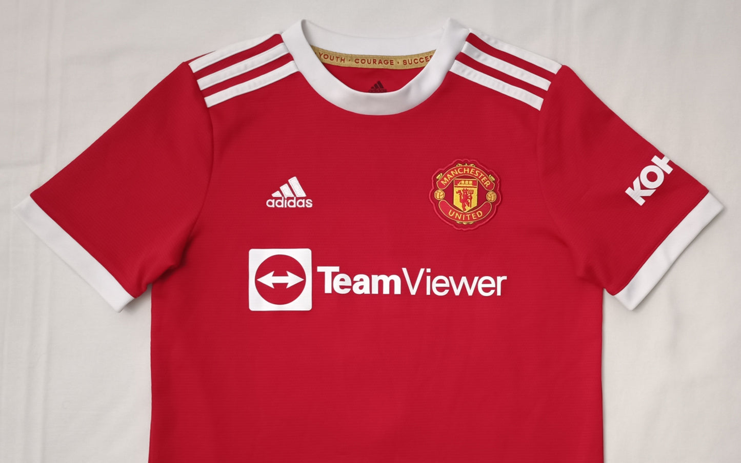 (ДЕТСКО) (Ръст 140-152см) Adidas Manchester United #7 Ronaldo Home Jersey тениска