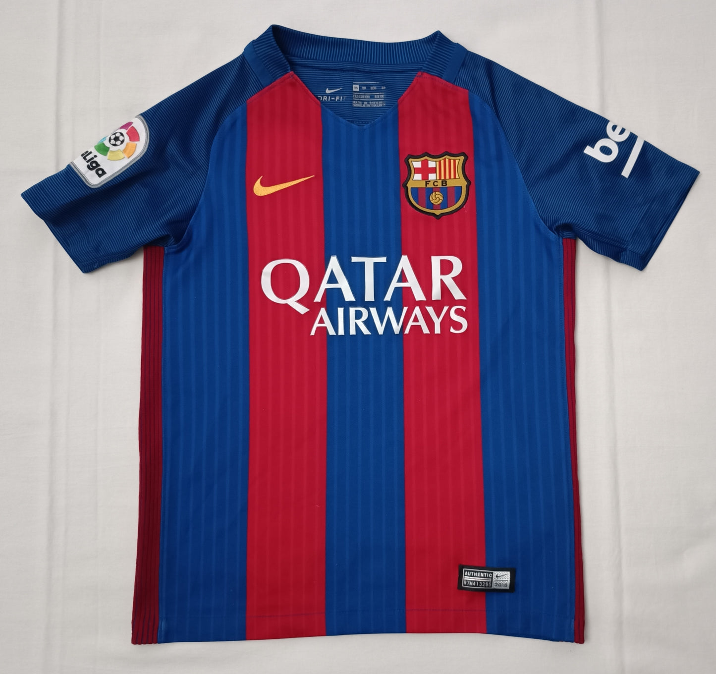 (ДЕТСКО) (Ръст 122-128см) Nike DRI-FIT FC Barcelona Nikola Home Jersey + Shorts екип (тениска и шорти)