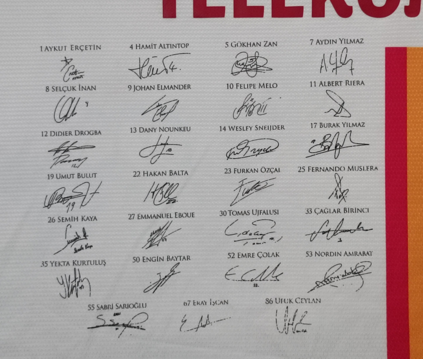 (L) Nike DRI-FIT Galatasaray 2012/13 Printed Signatures Away Jersey тениска