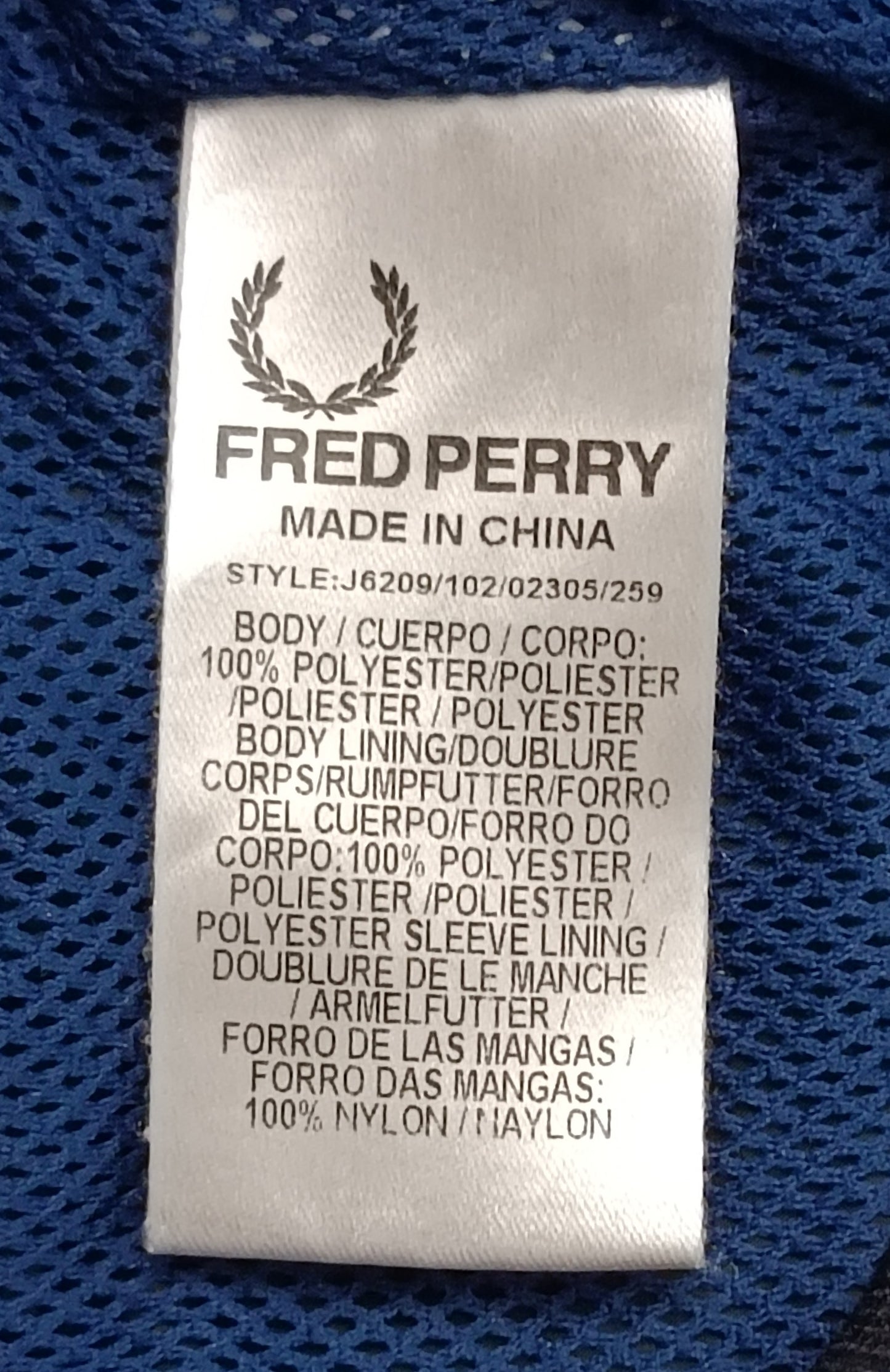 (XL) Fred Perry Woven Jacket яке