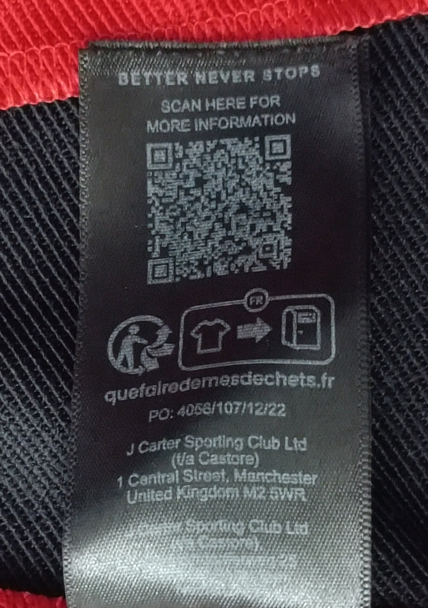 (M) Castore Feyenoord Rotterdam горнище