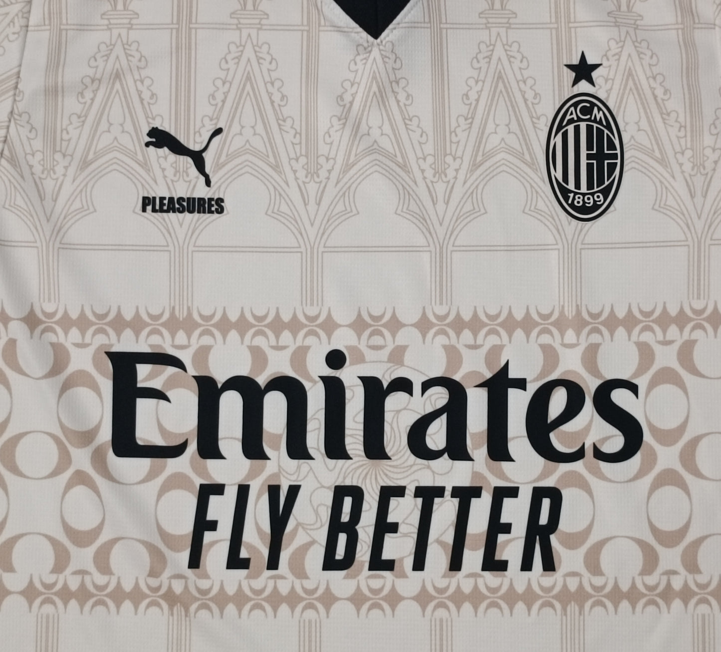 (S) Puma AC Milan x Pleasures 2023/24 Jersey тениска
