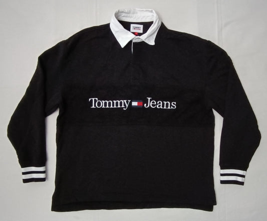 (M) Tommy Jeans Polo Sweatshirt горнище