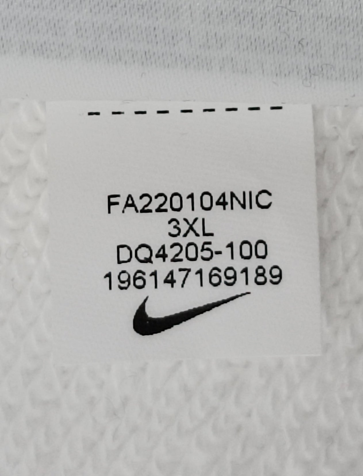 (3XL) Nike AIR NSW Sweatshirt горнище