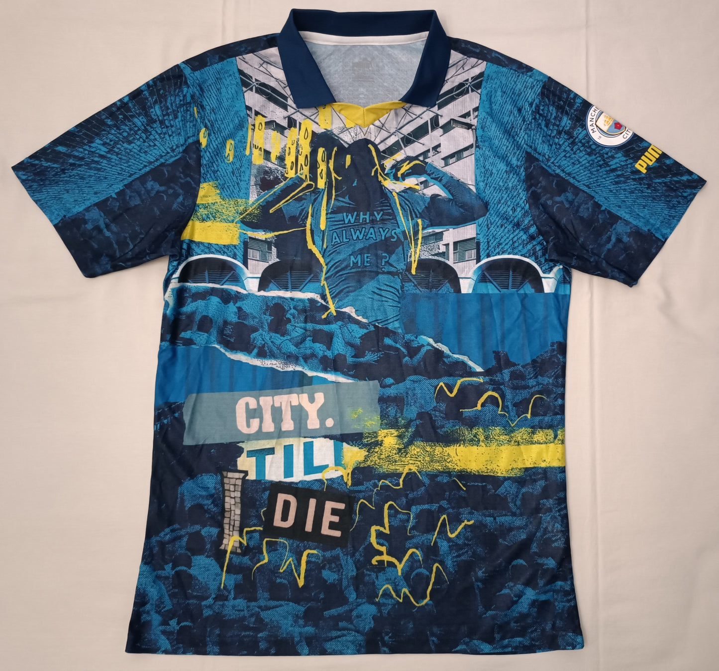 (L) Puma Manchester City #47 Foden 2021/22 Jersey тениска